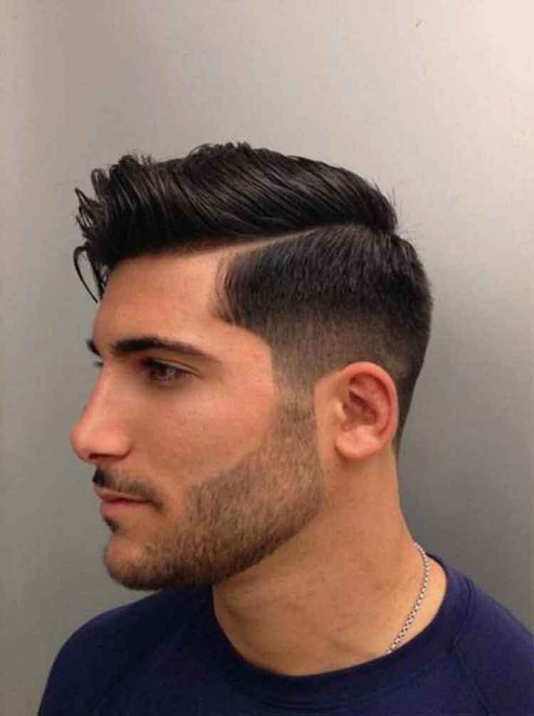 model rambut pendek pria untuk wajah lonjong
