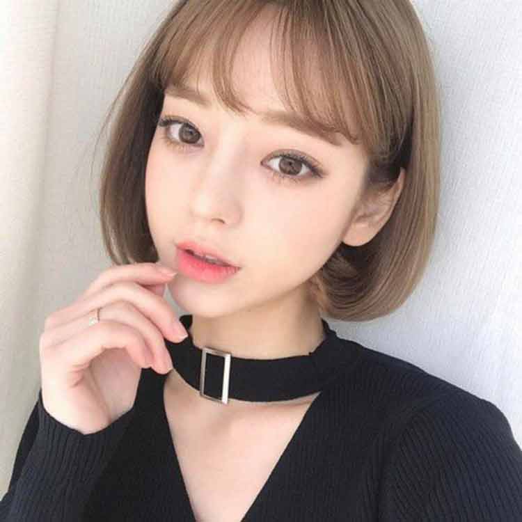 model rambut wanita korea pendek