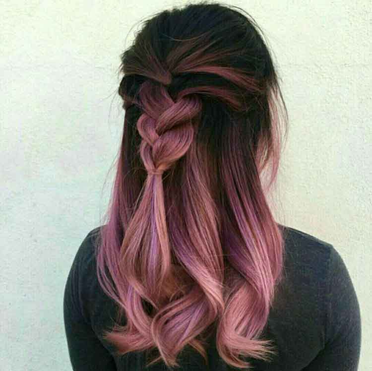  warna rambut burgundy red