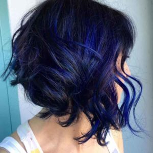 √ 32+ Model Warna Rambut Blue Black (CAT, SEMIR, PEWARNA, TONING)