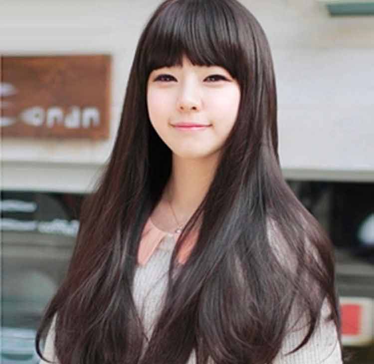 model rambut wanita ala artis korea
