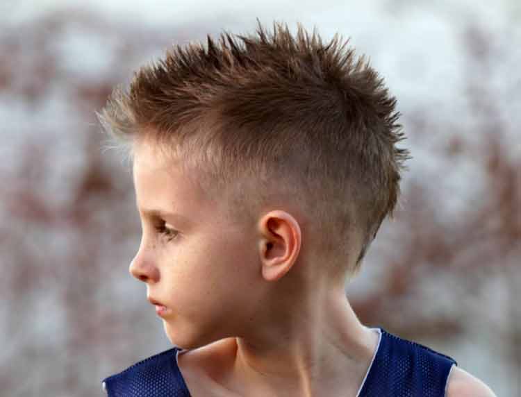 model rambut anak laki pendek
